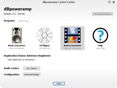 dBpoweramp Music Converter R17.2 Reference