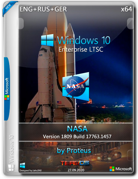 Windows 10 Enterprise LTSC x64 17763.1457 NASA by Proteus (ENG+RUS+GER/2020)