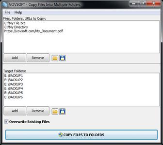 VovSoft Copy Files Into Multiple Folders 3.8
